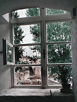 View from stairwell