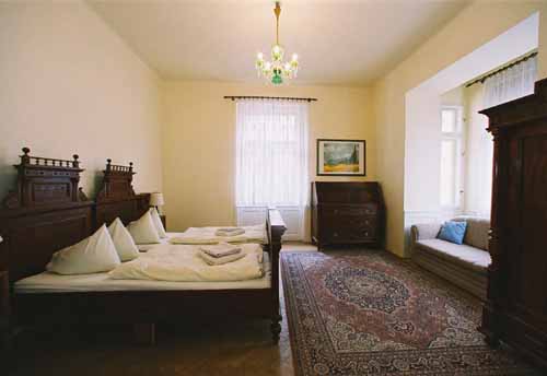 
Bedroom of  Luzicka apartment, an apartment in Prague. Accommodation in Prague offered by Apartments in Prague, apartments in Prague.