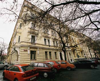 
Outside view of the Luzicka apartment building, an apartment in Prague. Accommodation in Prague offered by Apartments in Prague, apartments in Prague.