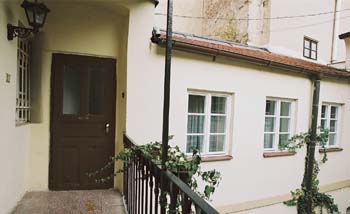 Entrance to Prokopska apartment. Prokopska, an apartment offered by Prague Accommodations, is near to Prague’s Lesser Town Square or Malostranske Namesti.