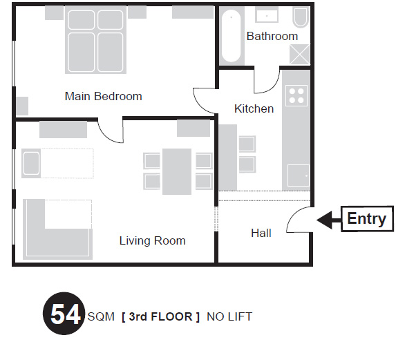 Floorplan of Apartment Tomášská