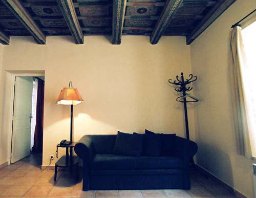 Living room of Vlasska 1, an apartment in Prague. Vlasska 1, an apartment offered by Prague Accommodations, is close to Prague Castle and the Lesser Town Square.