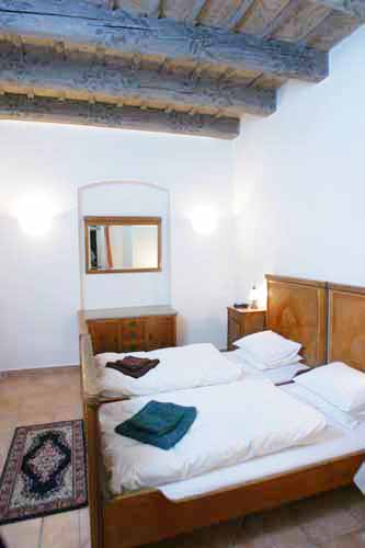 Bedroom of Vlasska 2. Vlasska 2, an apartment offered by Prague Accommodations, is close to Prague Castle and the Lesser Town Square.