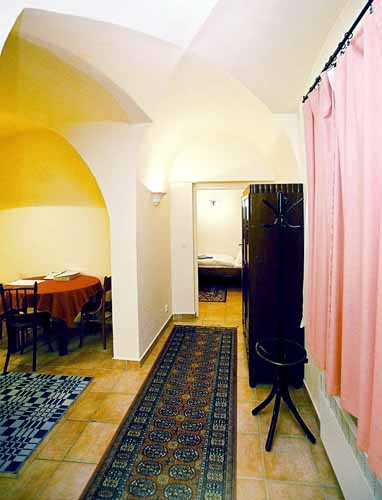 
Entrance hall of Vlasska 3. Vlasska 3, an apartment offered by Prague Accommodations, is close to Prague Castle and the Lesser Town Square.