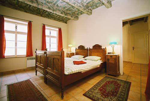 Bedroom of Vlasska 5. Vlasska 5, an apartment offered by Prague Accommodations, is close to Prague Castle and the Lesser Town Square.