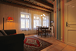 Kitchen with a sofa