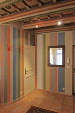Kitchen ceiling and paint detail