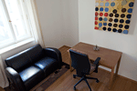 Back Bedroom desk and couch?