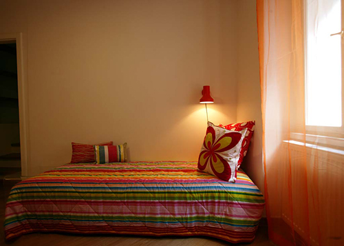 
2nd bedroom in apartament 6 in Janska 7. Prague Hotel apartment accommodation offered  by accommodations in Prague. This short-term apartment rental Accomodation is close to Prague’s Charles Bridge and Malostranske Namesti is in Mala Strana near Nerudova Street