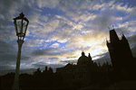 Sunrise over Charles Bridge
