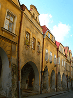 Old buildings line the city streets