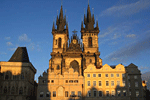 Tyn Church in Prague’s Old Town Square
